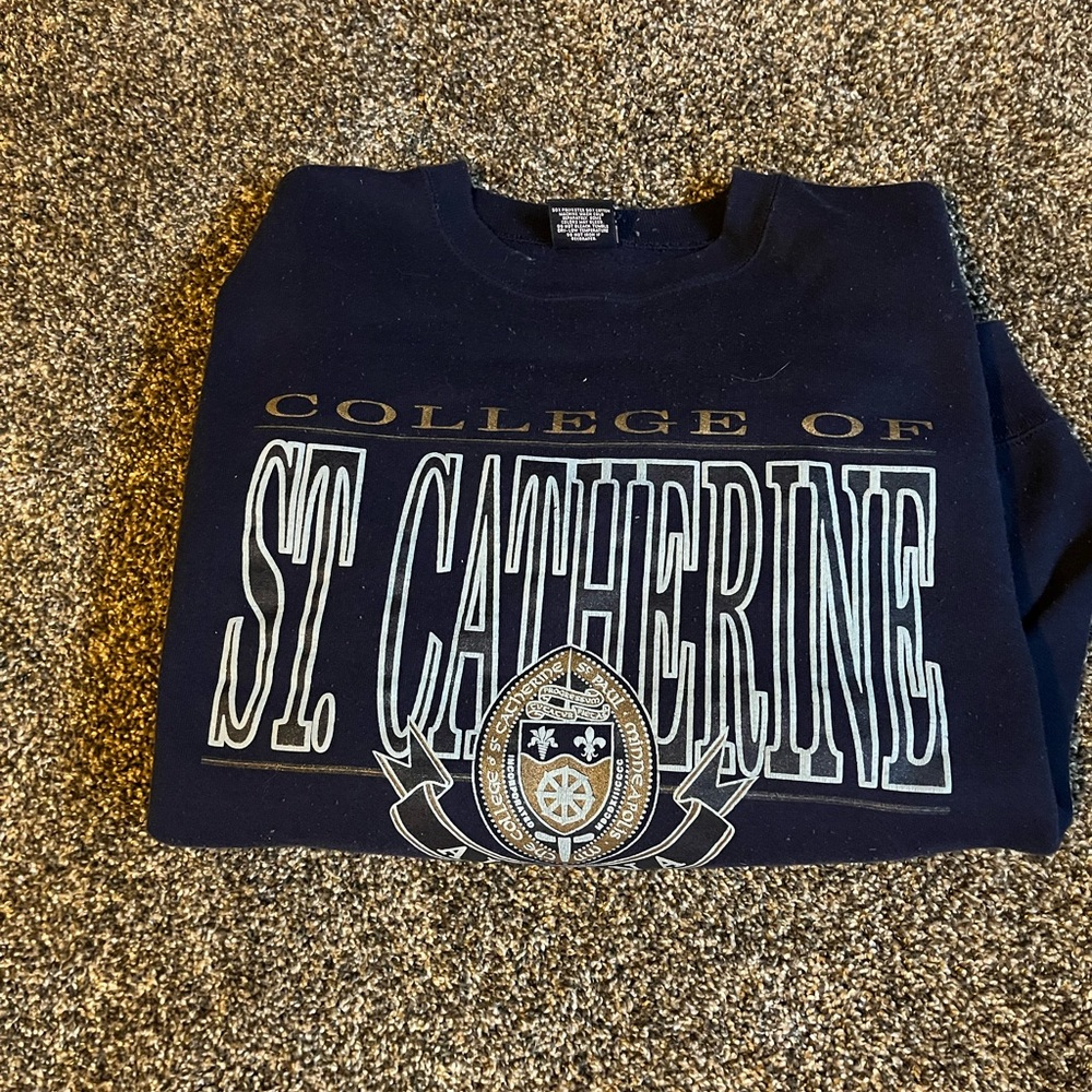 Vintage Jansport College of St. Catherine XL Crewneck Sweatshirt NCAA